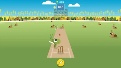 google doodle cricket