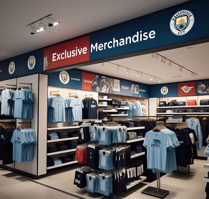 Exclusive Merchandise Only Available at the Manchester City Shop