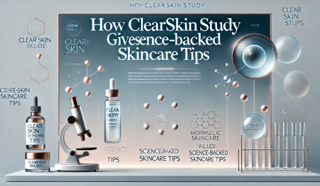 Get in Touch Clearskinstudy.com – Your Trusted Guide for Clear and Healthy Skin! How Clearskinstudy.com Gives Science-Backed Skincare Tips